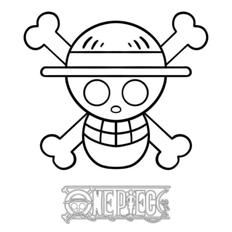 Tô màu Logo One Piece