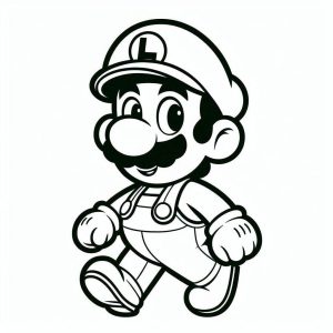 Tô màu Luigi Cute