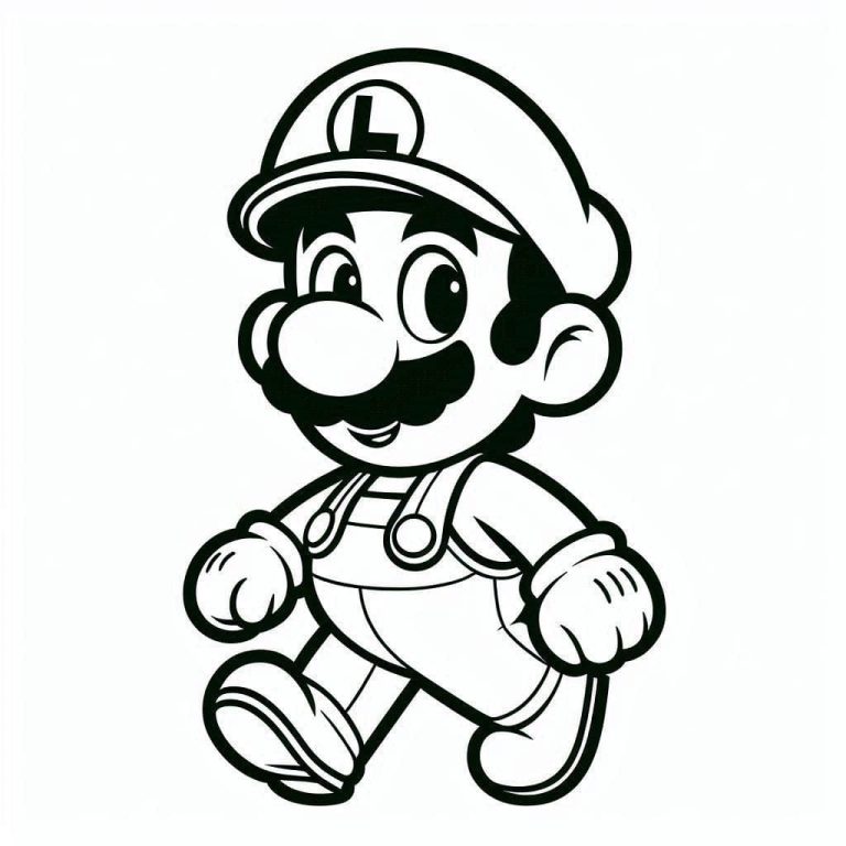 Tô màu Luigi Cute
