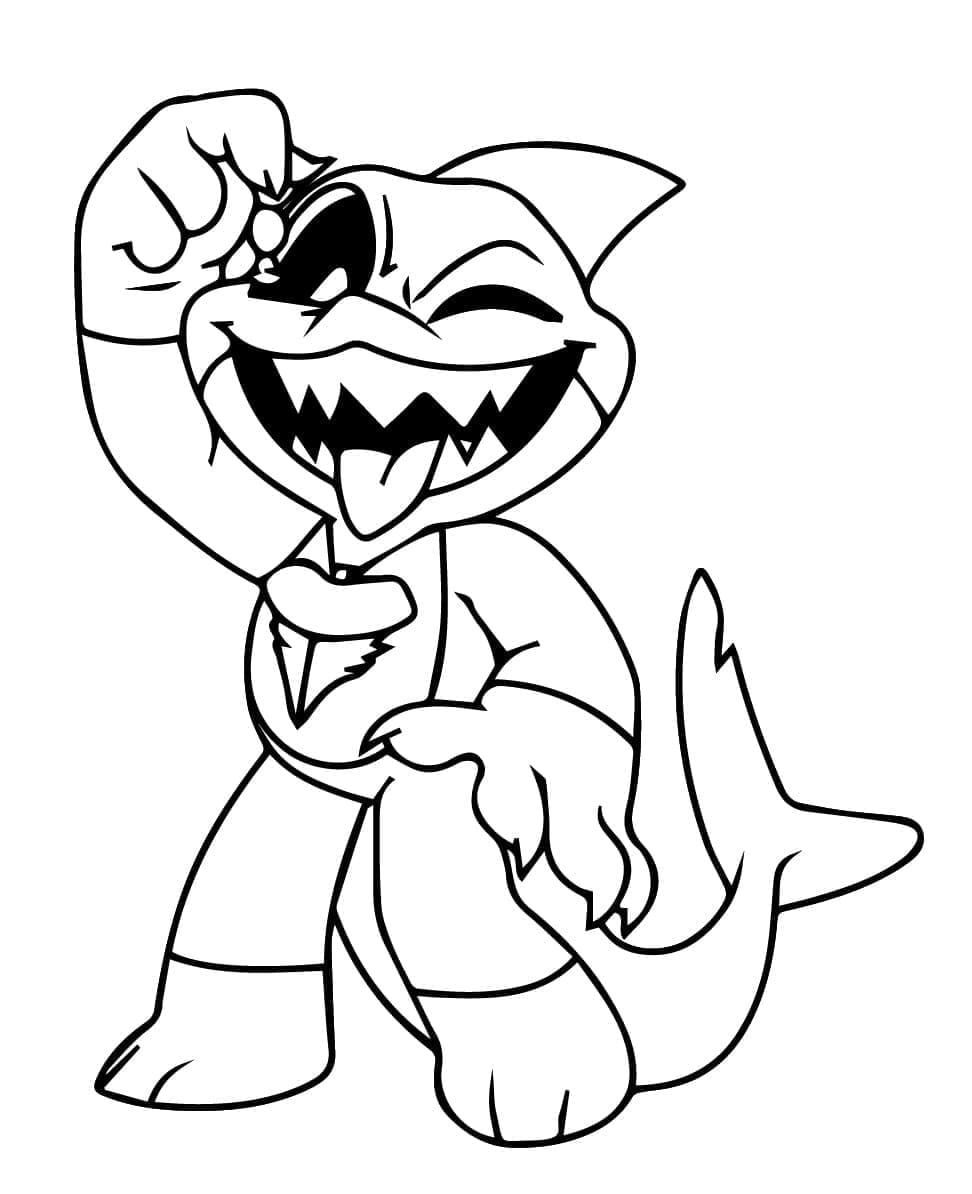 Tô màu Maggie Mako Trong Nightmare Critters