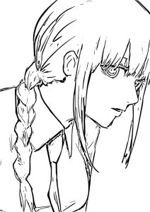 Tô màu Makima Trong Chainsaw Man