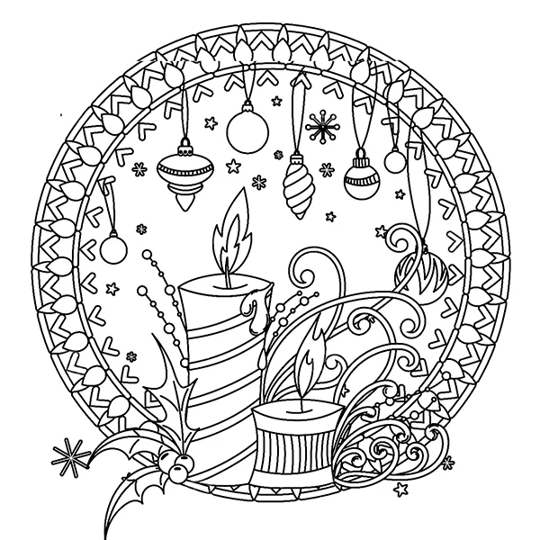 Tô màu Mandala Giáng Linh