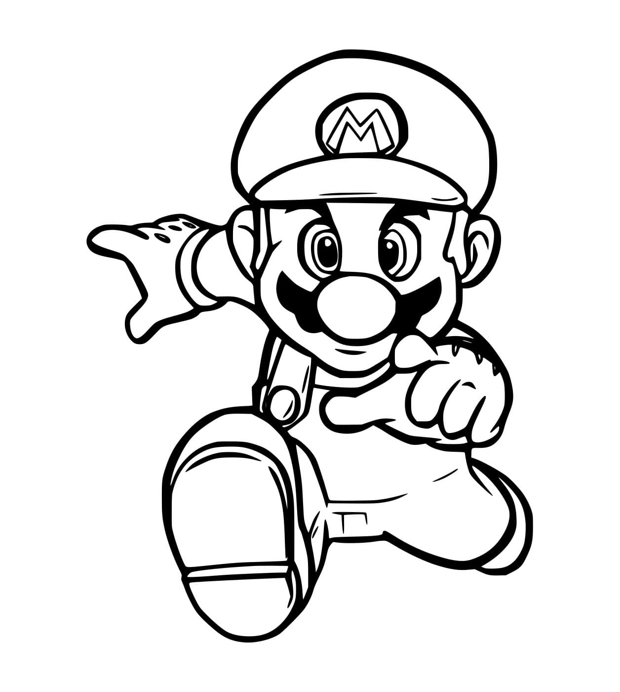 Tô màu Mario Chạy