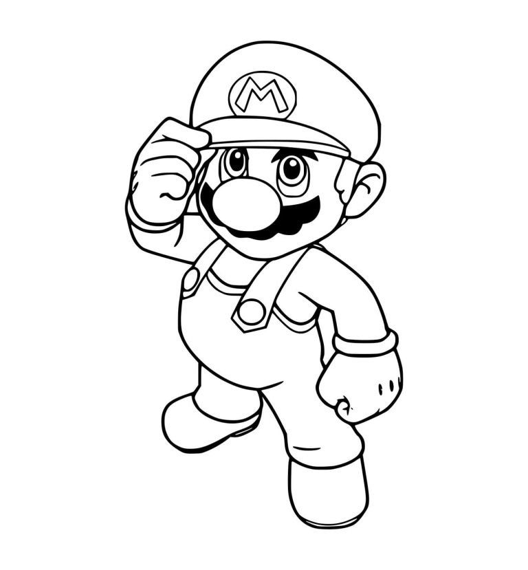 Tô màu Mario Chuẩn Bị