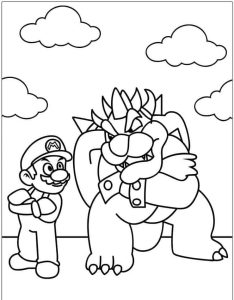 Tô màu Mario và Donkey Kong