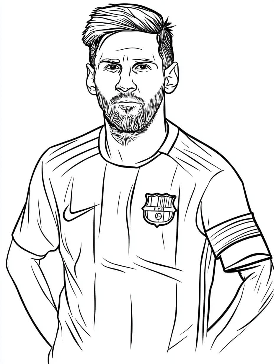 Tô màu Messi Buồn