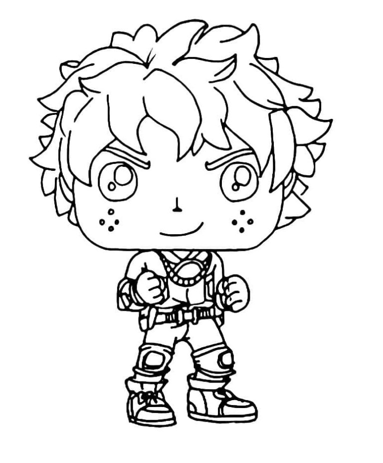 Tô màu Midoriya Funko