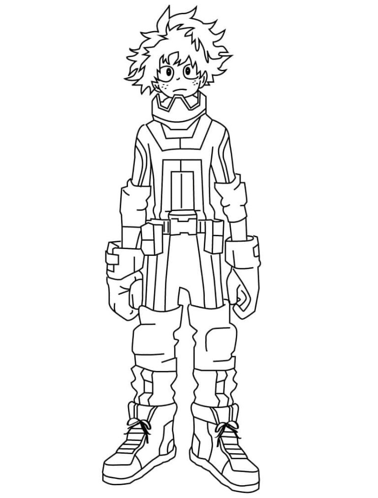 Tô màu Midoriya Ngầu