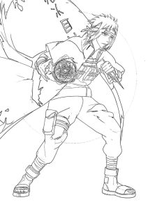 Tô màu Minato với Rasengan