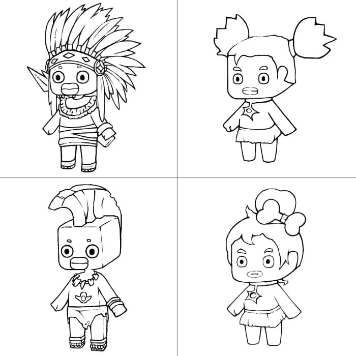 Tô màu Mini World Cute