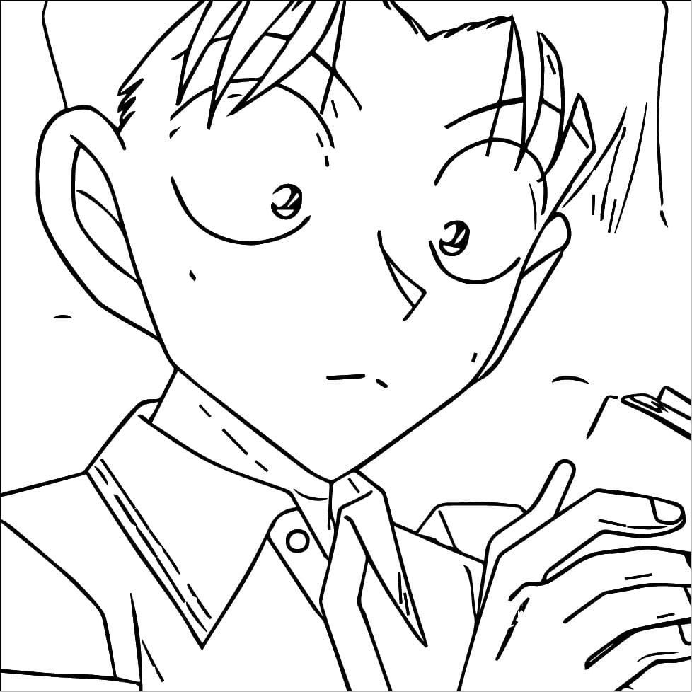 Tô màu Mitsuhiko Trong Conan