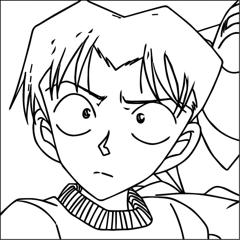 Tô màu Mitsuhiko Tsuburaya Trong Thám Tử Lừng Danh Conan