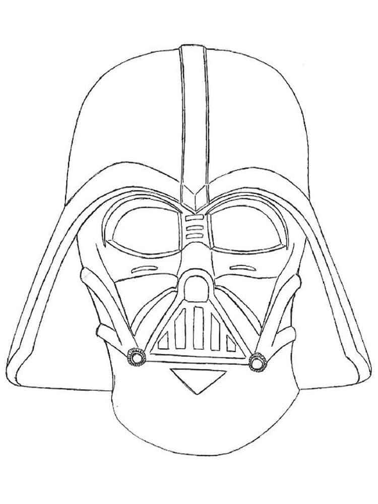 Tô màu Mũ Darth Vader