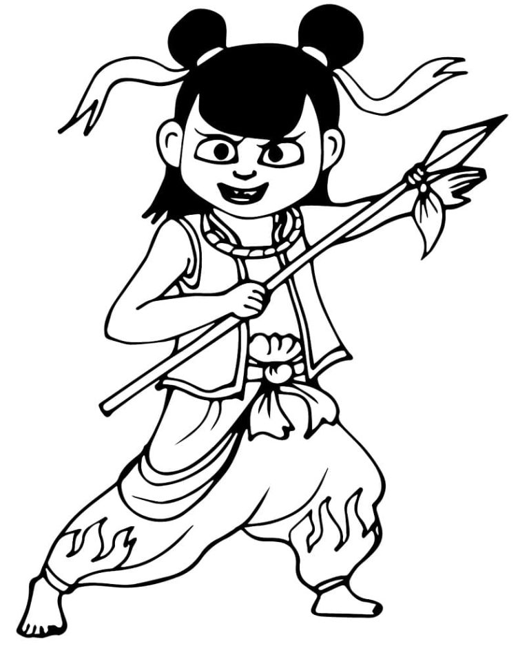 Tô màu Na Tra Mạnh Mẽ
