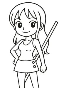 Tô màu Nami Xinh Xắn