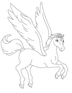 Tô màu Ngựa Pegasus Cực Ngầu