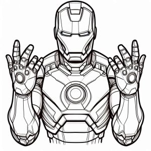 Tô màu Người Sắt Iron Man Cực Ngầu