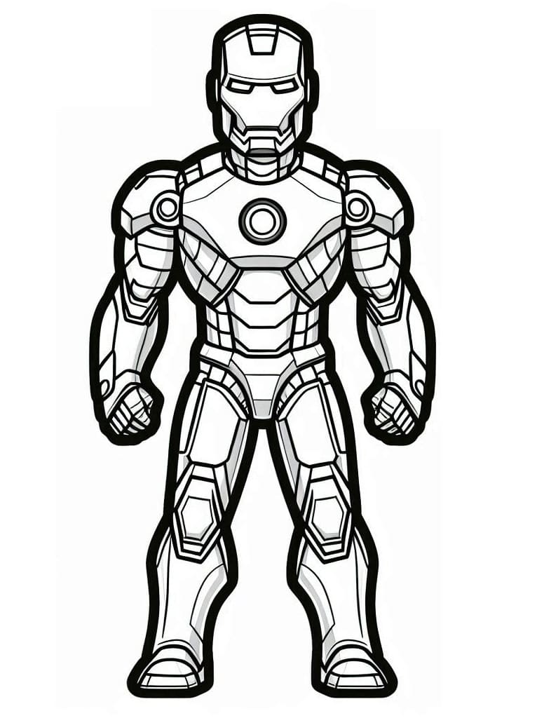 Tô Màu Người Sắt Iron Man
