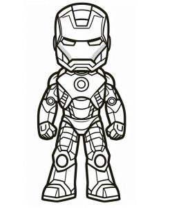 Tô màu Người Sắt Iron Man Rất Đẹp