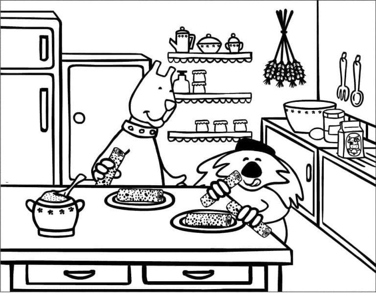 Tô màu Nhà Bếp Nhỏ