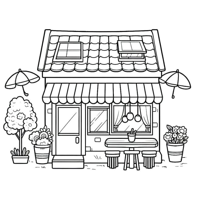 Tô màu Nhà Hàng Rất Đẹp