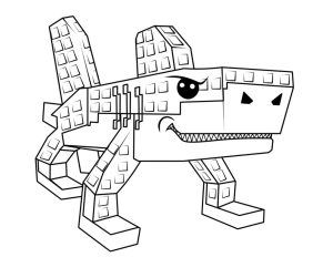 Tô màu Nhân Vật Extinct Tralalero Steal a Brainrot