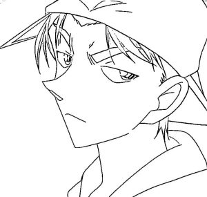 Tô màu Nhân Vật Heiji Hattori Trong Conan