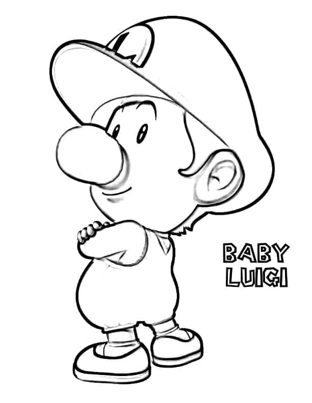Tô màu Nhân Vật Luigi