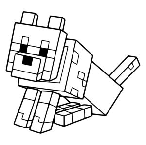 Tô màu Nhân Vật Roblox Con Chó