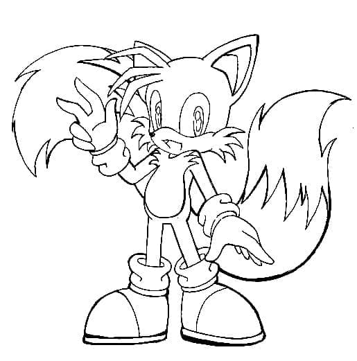 Tô màu Nhân Vật Tails