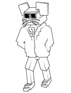 Tô màu Nhân Vật Tim Cheese Steal a Brainrot