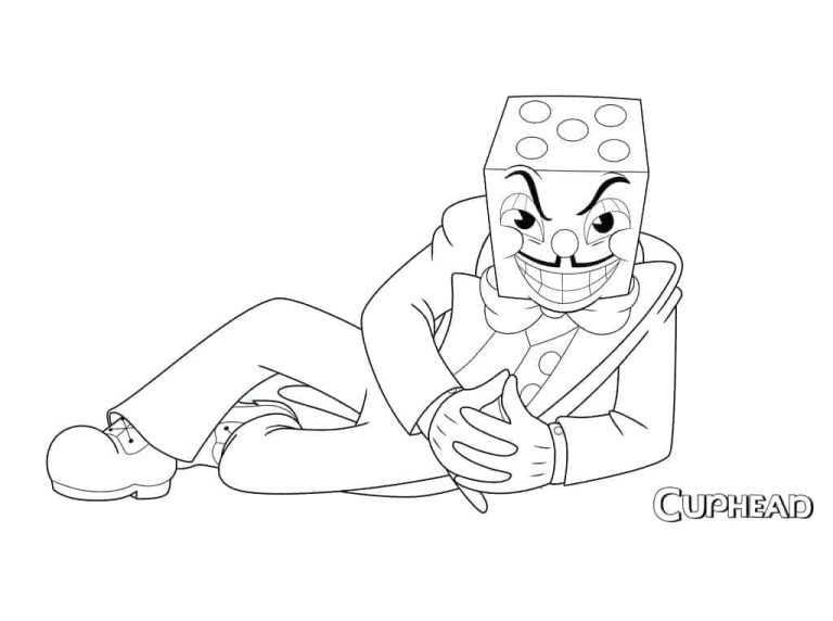 Tô màu Nhân Vật Trong Trò Chơi Cuphead