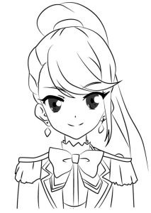 Tô màu Nhân Vật Tsubasa Kisaragi trong Aikatsu