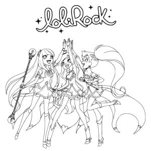 Tô Màu Vương Quốc Pha Lê (Lolirock)