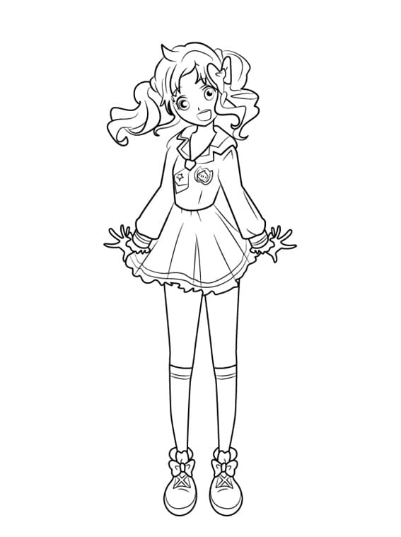 Tô màu Nhân Vật Yume Nijino trong Aikatsu