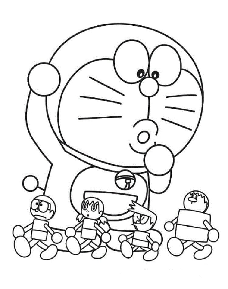 Tô màu Nobita Đồ Chơi