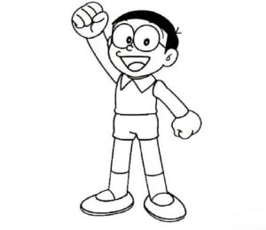 Tô màu Nobita Thú Vị