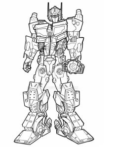 Tô màu Optimus Prime Hoạt Hình