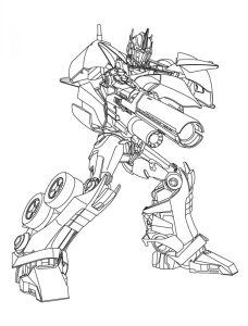 Tô màu Optimus Prime Trong Phim Transformers