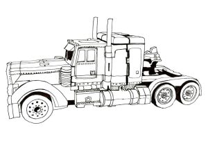 Tô màu Optimus Prime Xe Tải
