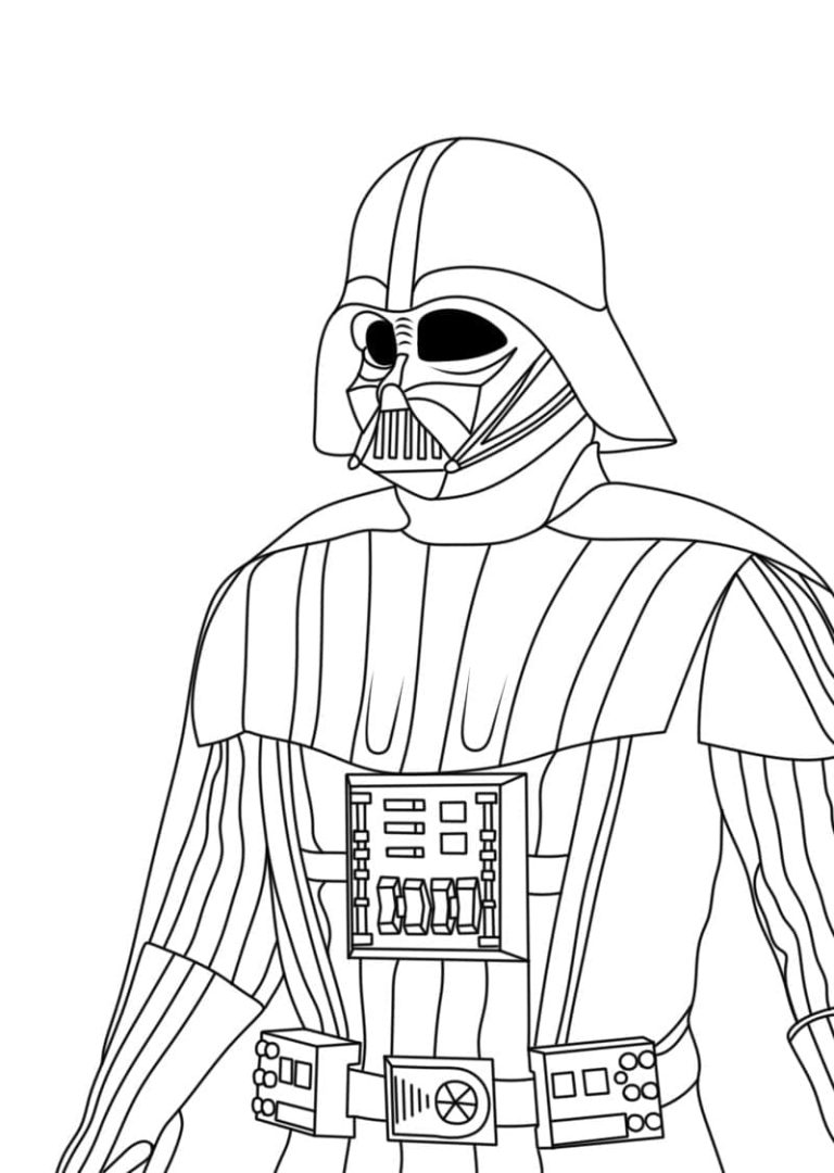 Tô màu Phản Diện Darth Vader