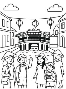 Tô màu Phố Cổ Hội An Ở Đà Nẵng