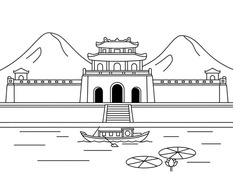 Tô màu Phong Cảnh Cố Đô Huế