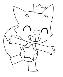 Tô màu Pinkfong Mỉm Cười