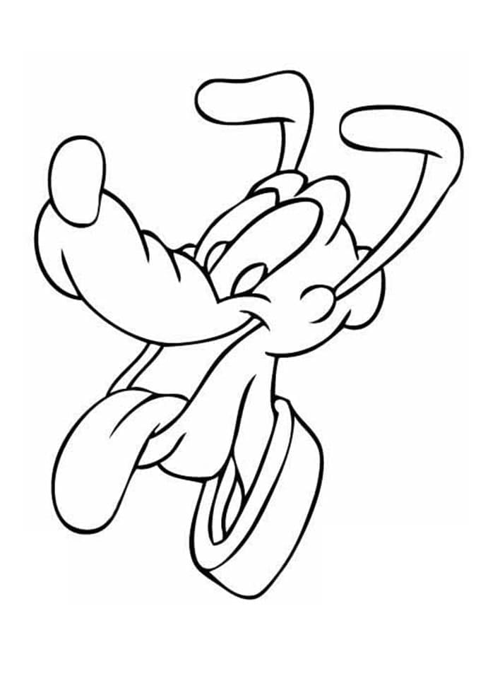 Tô màu Pluto Disney