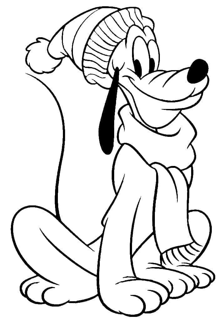 Tô màu Pluto Vào Mùa Đông
