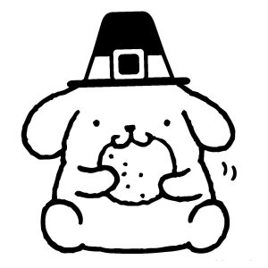 Tô màu Pompompurin Ăn Bánh
