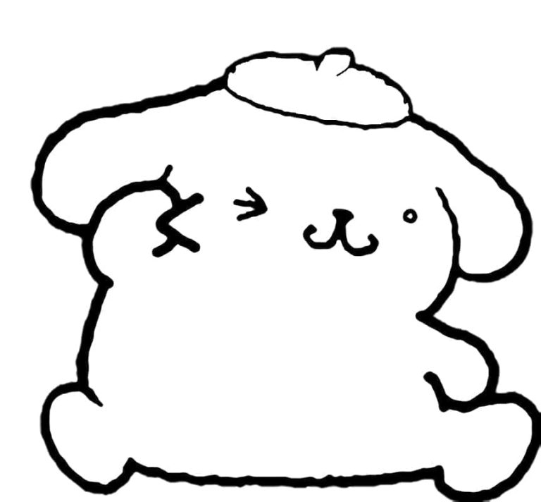 Tô màu Pompompurin Cute
