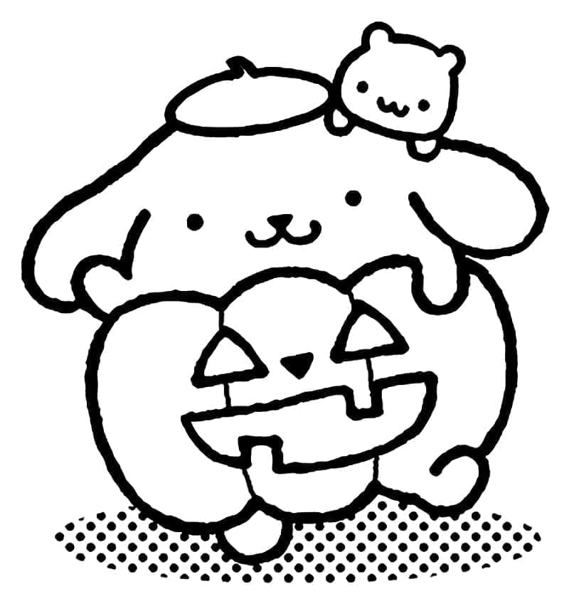Tô màu Pompompurin Cute Nhất