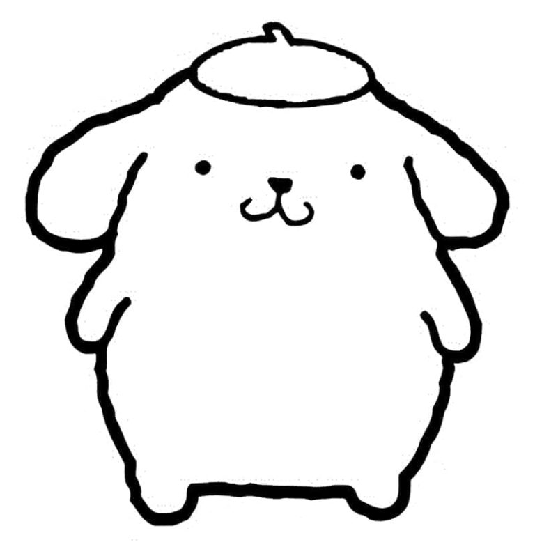 Tô màu Pompompurin Đáng Yêu